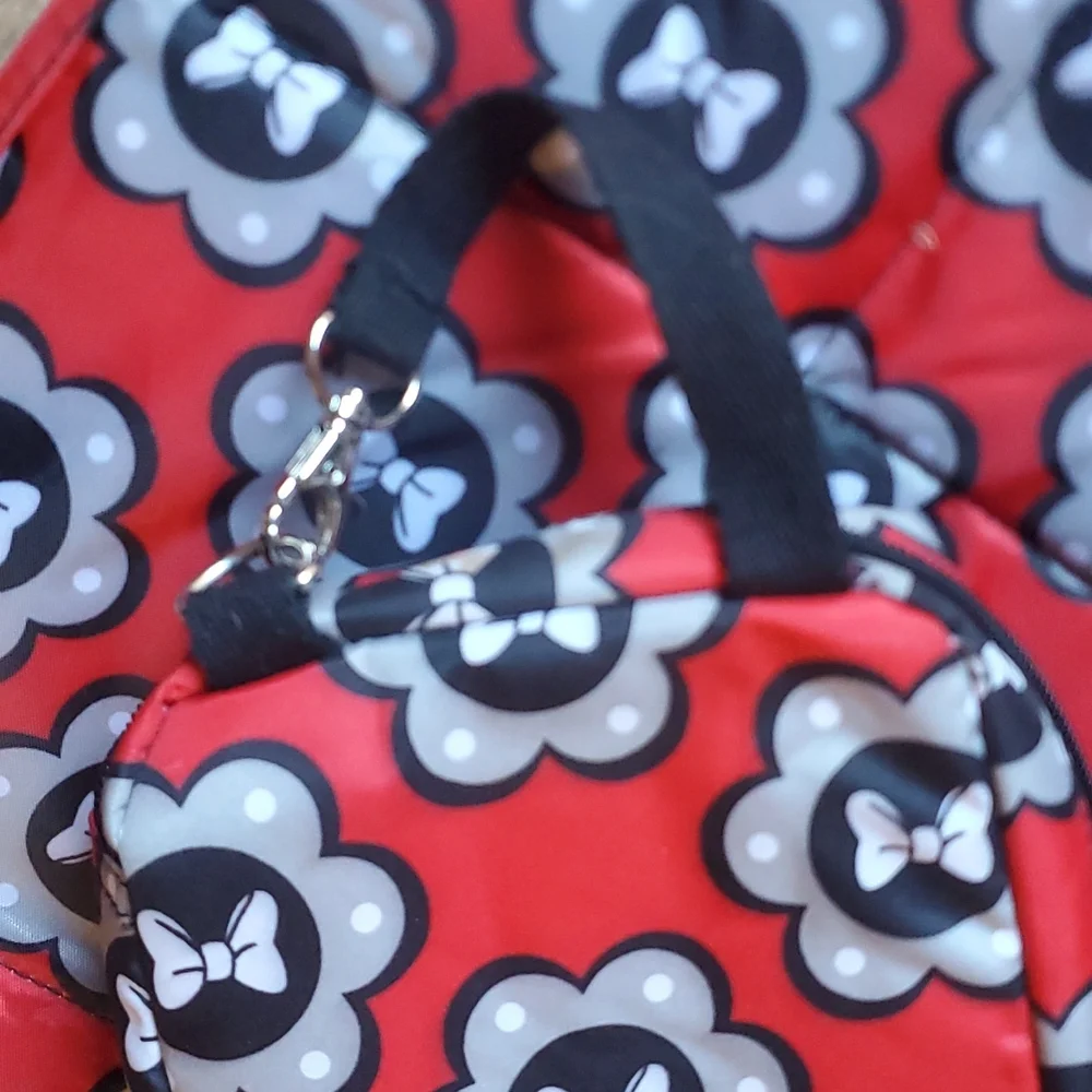 Disney Minnie Mouse Baby Diaper Shuttle Changing Pad Organizer Set.